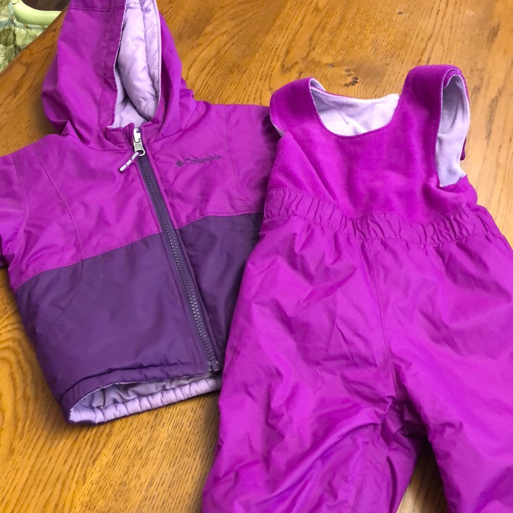 Girls Columbia Jacket and Bib Snow Set